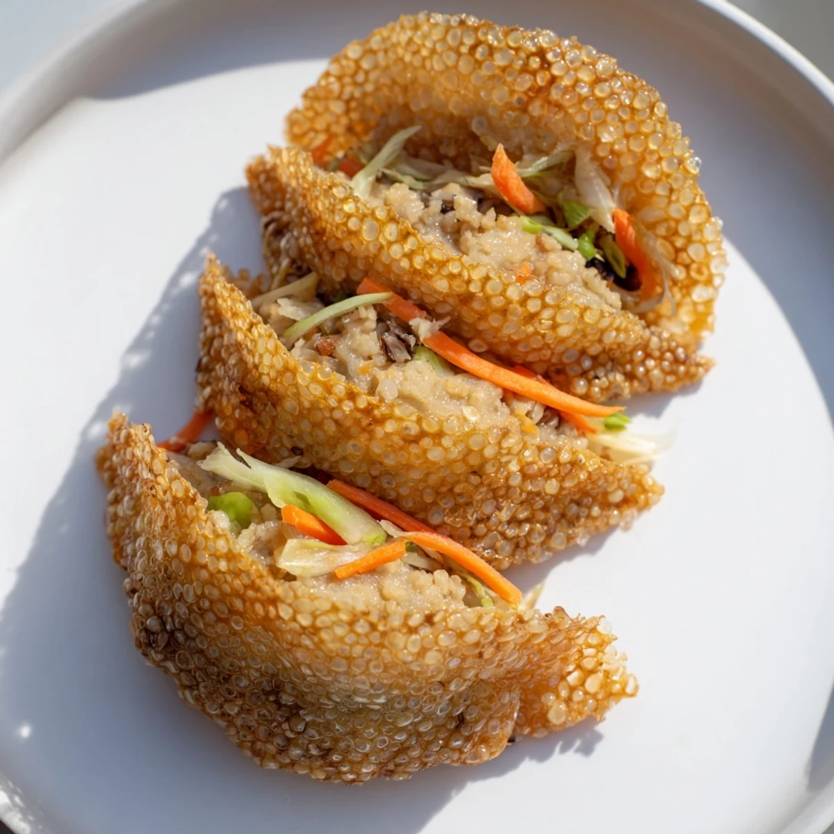 Crispy Rice Paper Dumplings