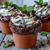 Mother's Day Flower Pot Brownies