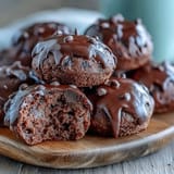 Fudgy Fiber-Maxxing Bean Brownie Bites showcasing rich chocolate flavor and texture.