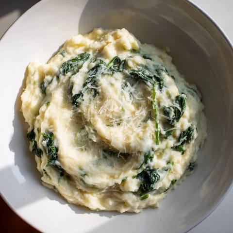Creamy Spinach Parmesan Mash #11