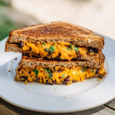 Black Bean Grilled Cheese