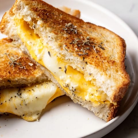 Garlic Butter Mayo Grilled Cheese