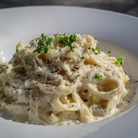 Cottage Cheese Alfredo Sauce