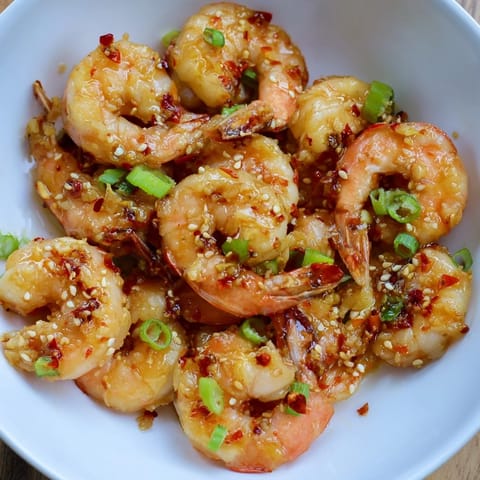 Korean Garlic Butter Shrimp