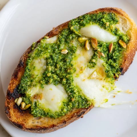 Spring Pea Pesto Grilled Cheese