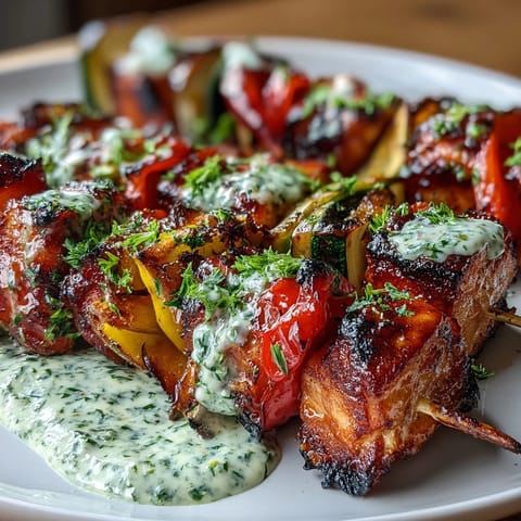 Summer Grilled Veggie Skewers