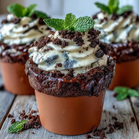 Mother's Day Flower Pot Brownies