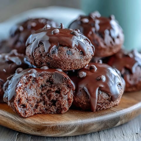 Fudgy Fiber-Maxxing Bean Brownie Bites showcasing rich chocolate flavor and texture.