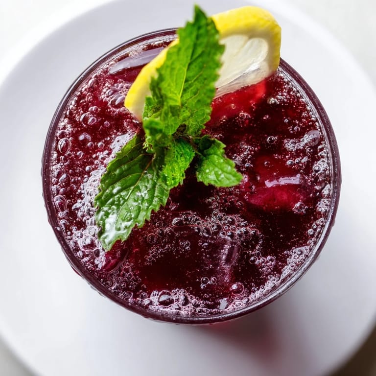 Refreshing Sleepy Girl Cherry Mocktail in a tall glass, perfect for a relaxing nightcap experience.