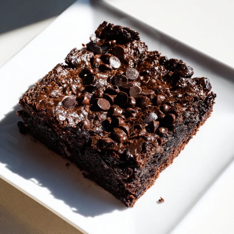 Enjoy freshly baked Greek yogurt brownies, served with optional berries for a balanced dessert experience.