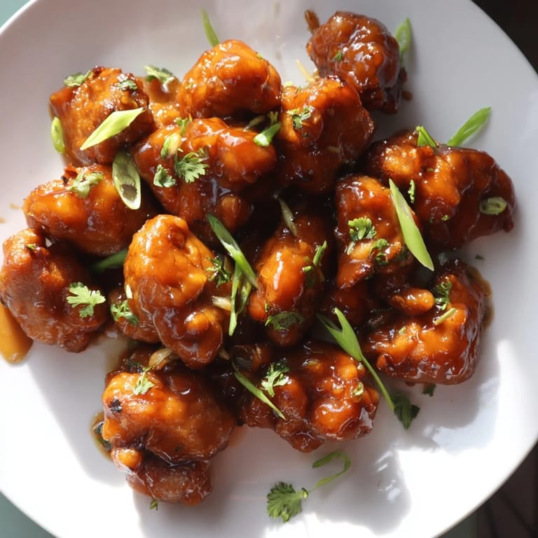 Close-up of savory Vietnamese Caramel Chicken coated in a sweet, sticky sauce, ready to serve over rice.
