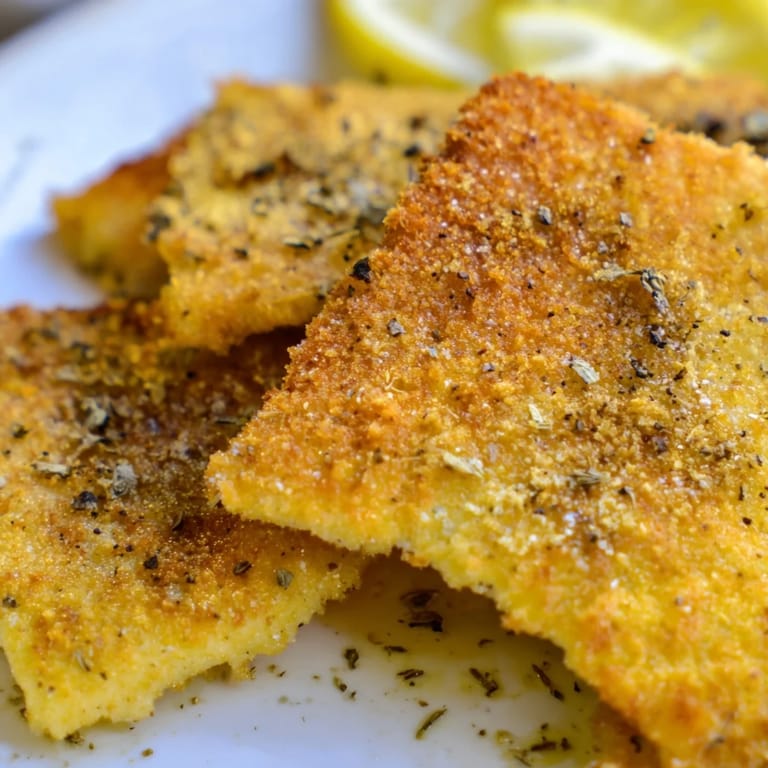 Melted and savory Greek Saganaki cheese served hot, sprinkled with oregano and black pepper, perfect starter.