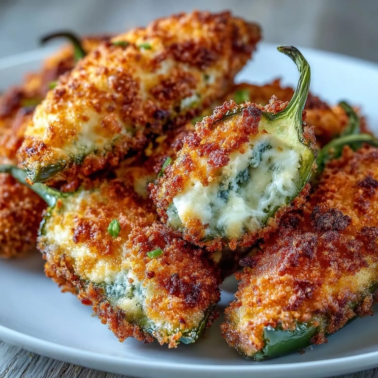 Freshly cooked Air Fryer Jalapeño Poppers served warm, a cheesy appetizer perfect for game day.