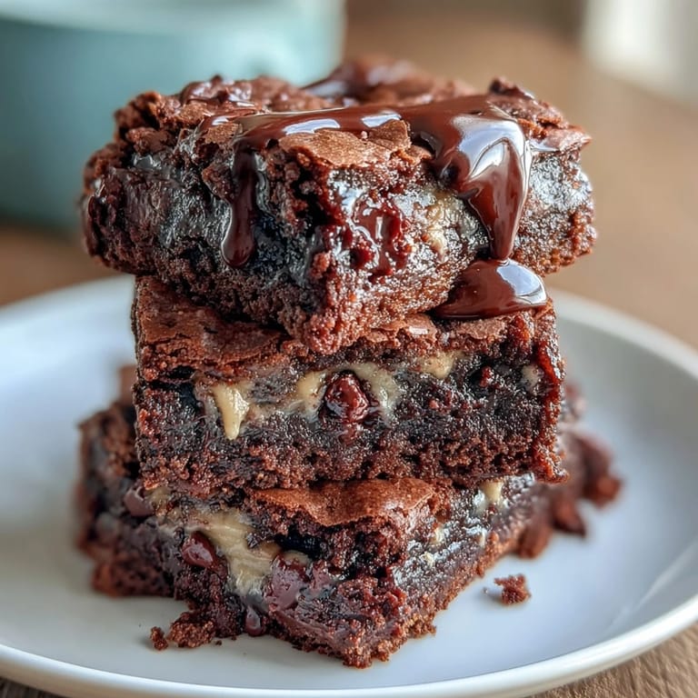 Enjoy these moist tahini chocolate brownies, ideal for an afternoon treat.